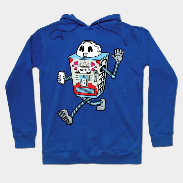 Coffee-Bot Hoodie by deancoledesign